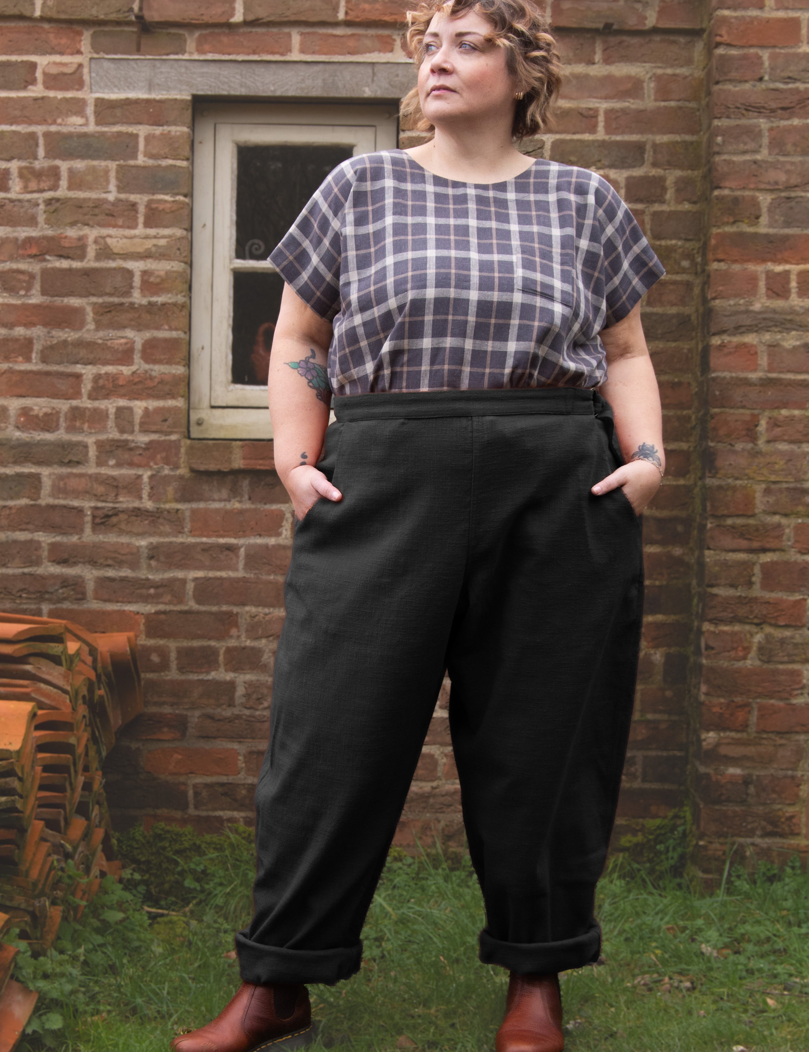 The Avery Trousers in Black - House of Flint