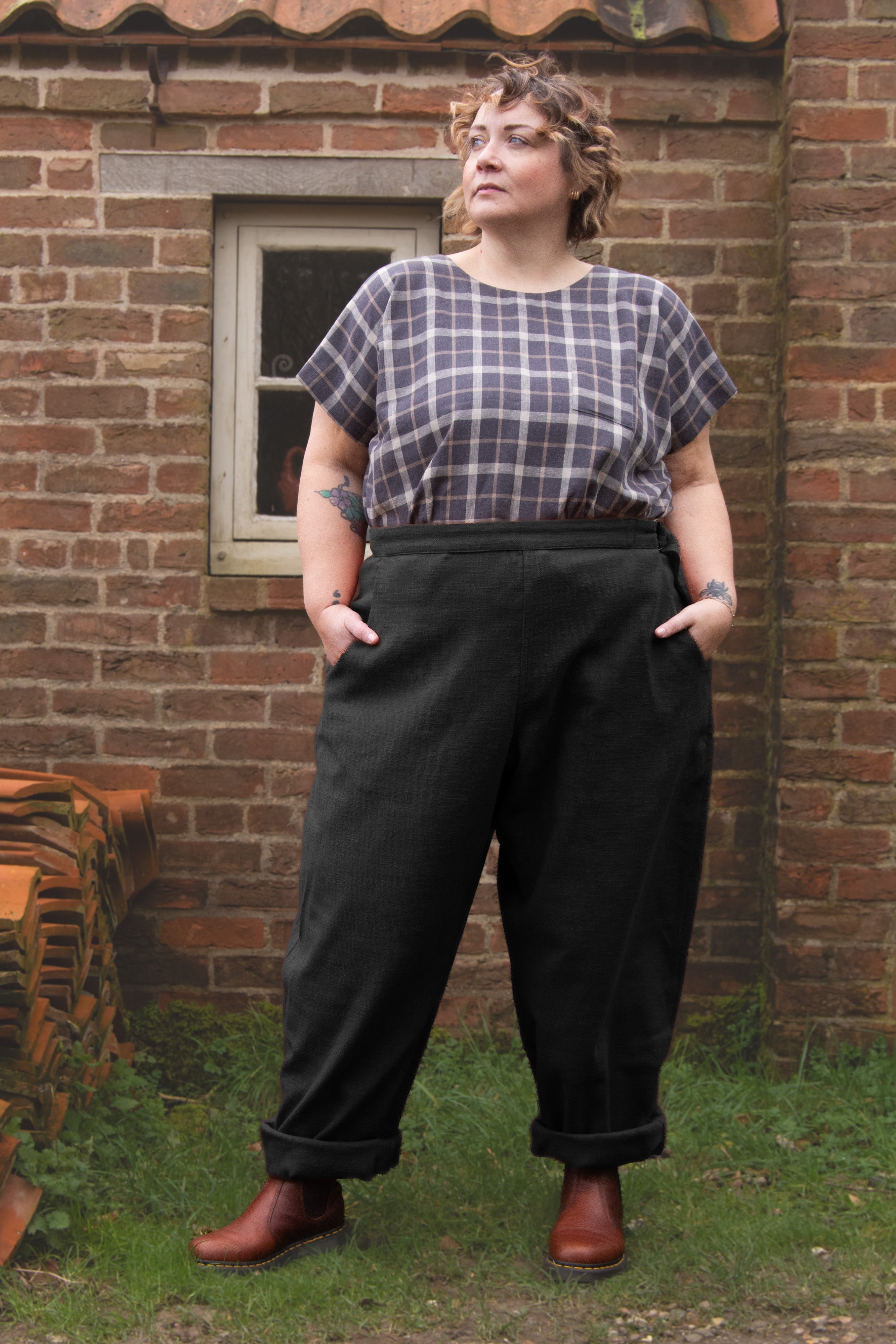 The Avery Trousers in Black - House of Flint