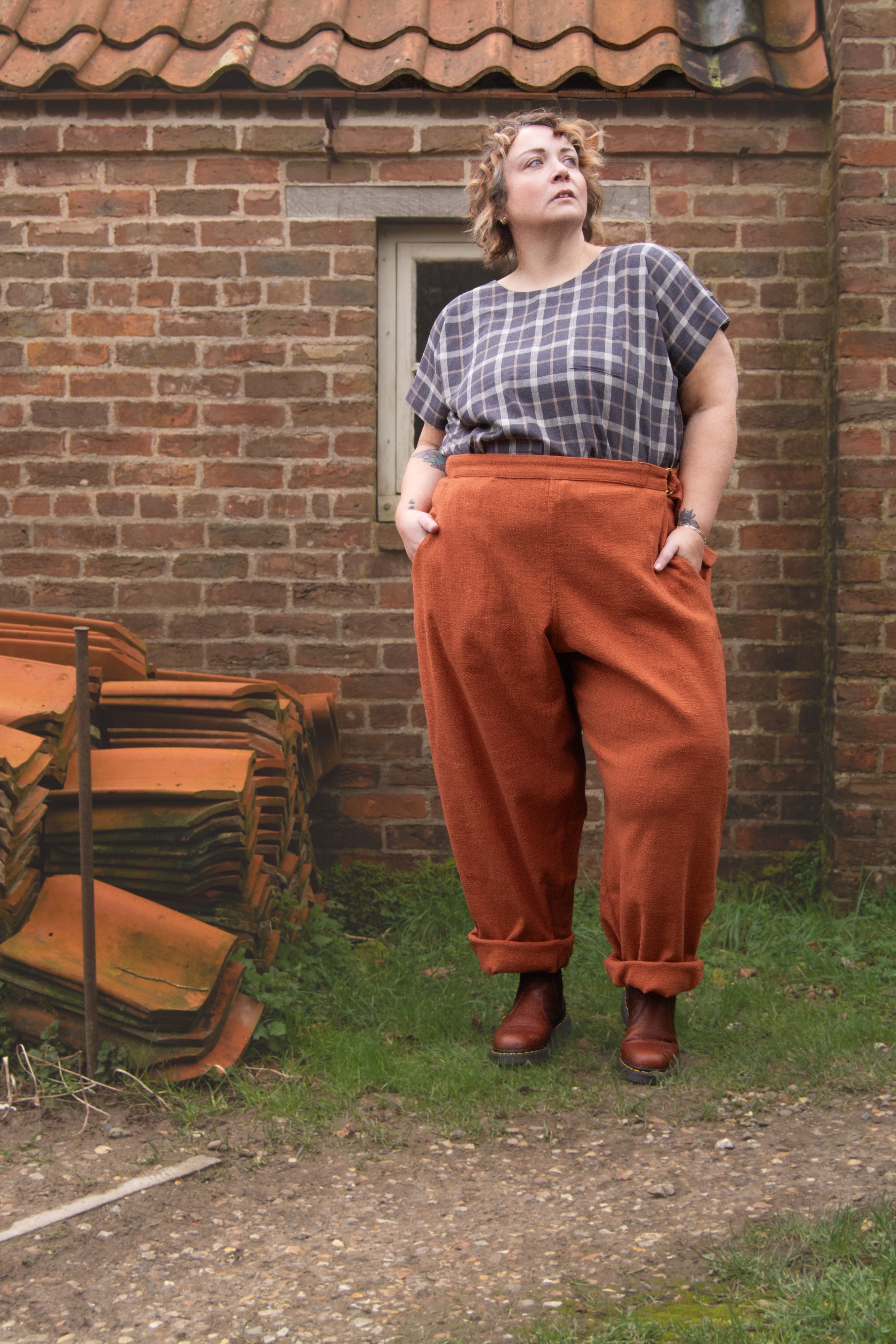 The Avery Trousers in Tile - House of Flint