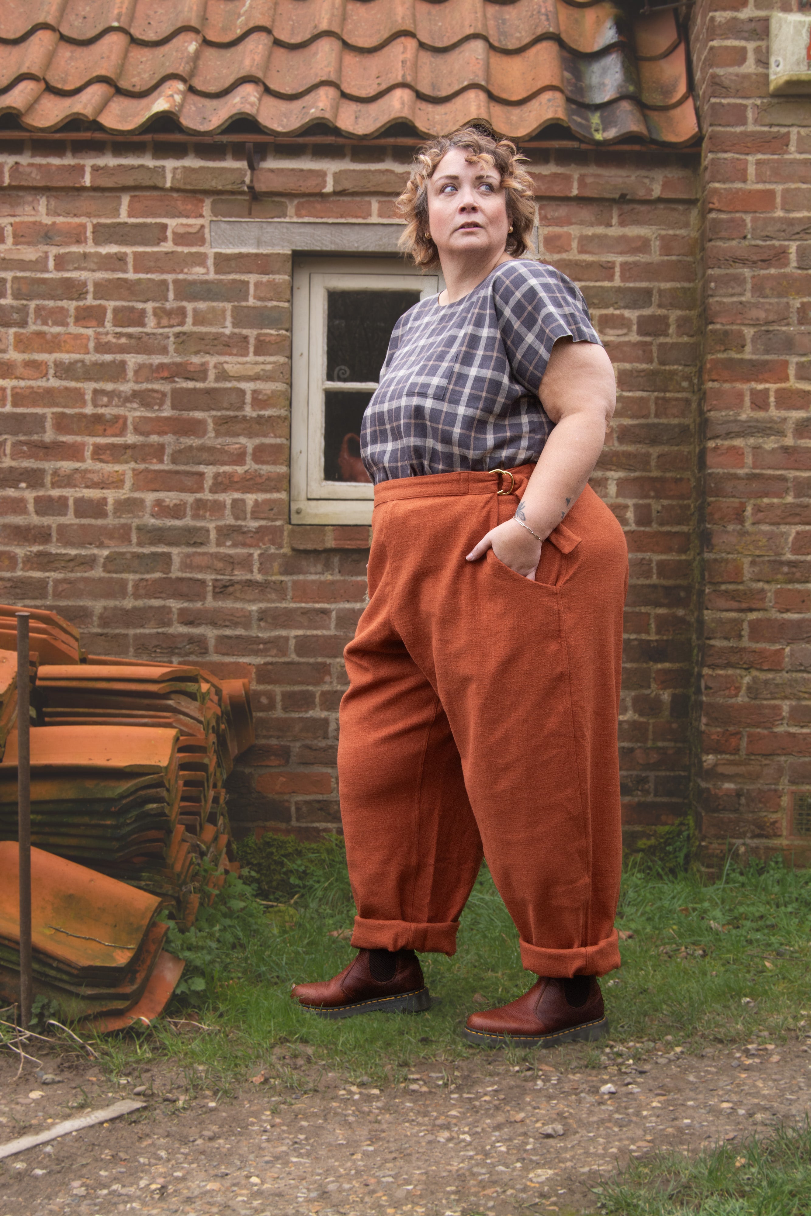 The Avery Trousers in Tile - House of Flint