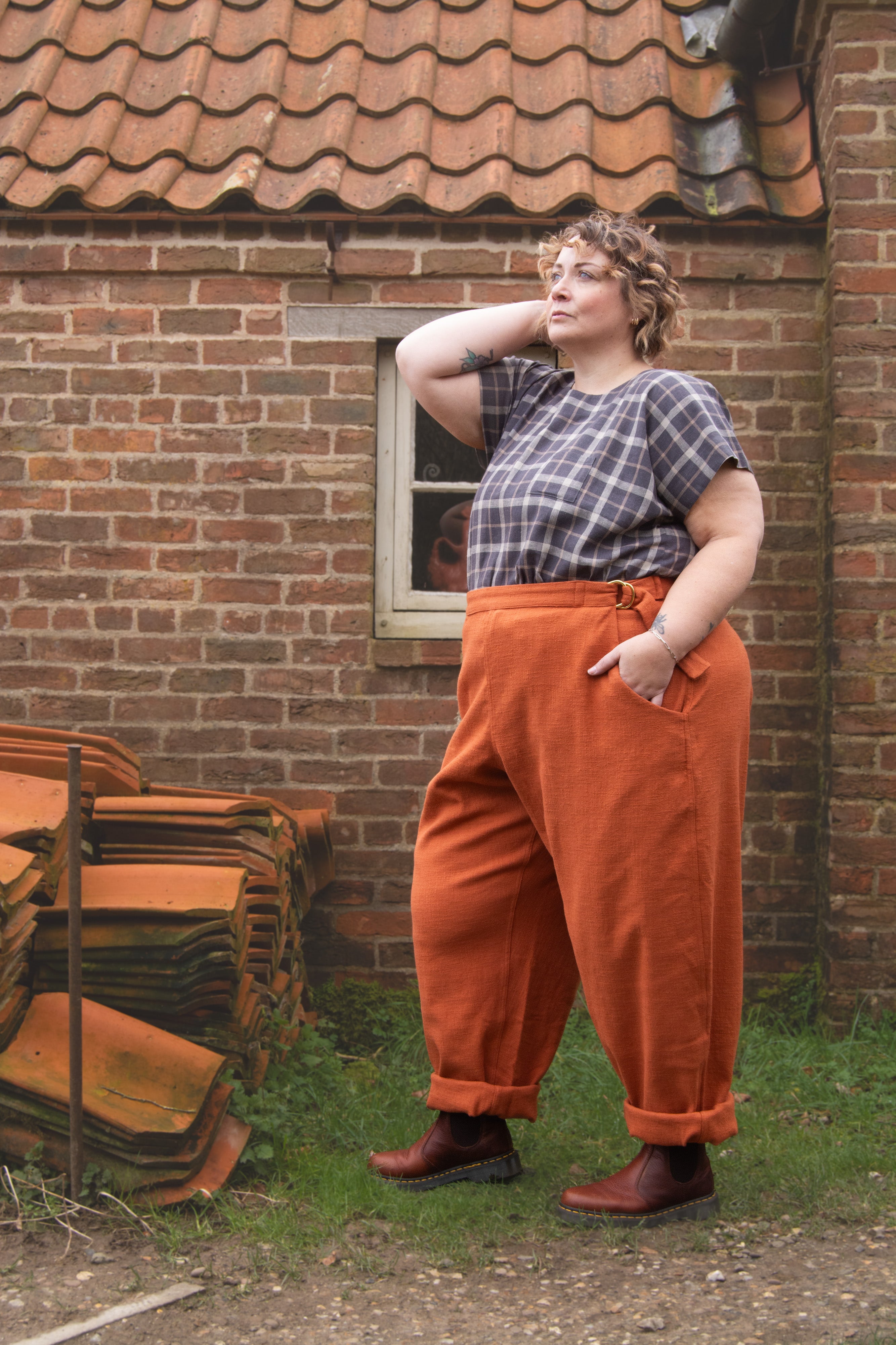 The Avery Trousers in Tile - House of Flint