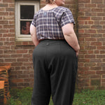 The Avery Trousers in Black - House of Flint