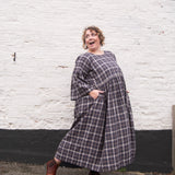 The Everything Dress in Brown Check - House of Flint