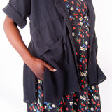 The Good Life Shirt in Black Cotton