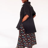 The Good Life Shirt in Black Cotton