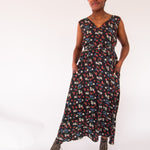 The Joan Dress in Emerald Satin - pre-order - House of Flint