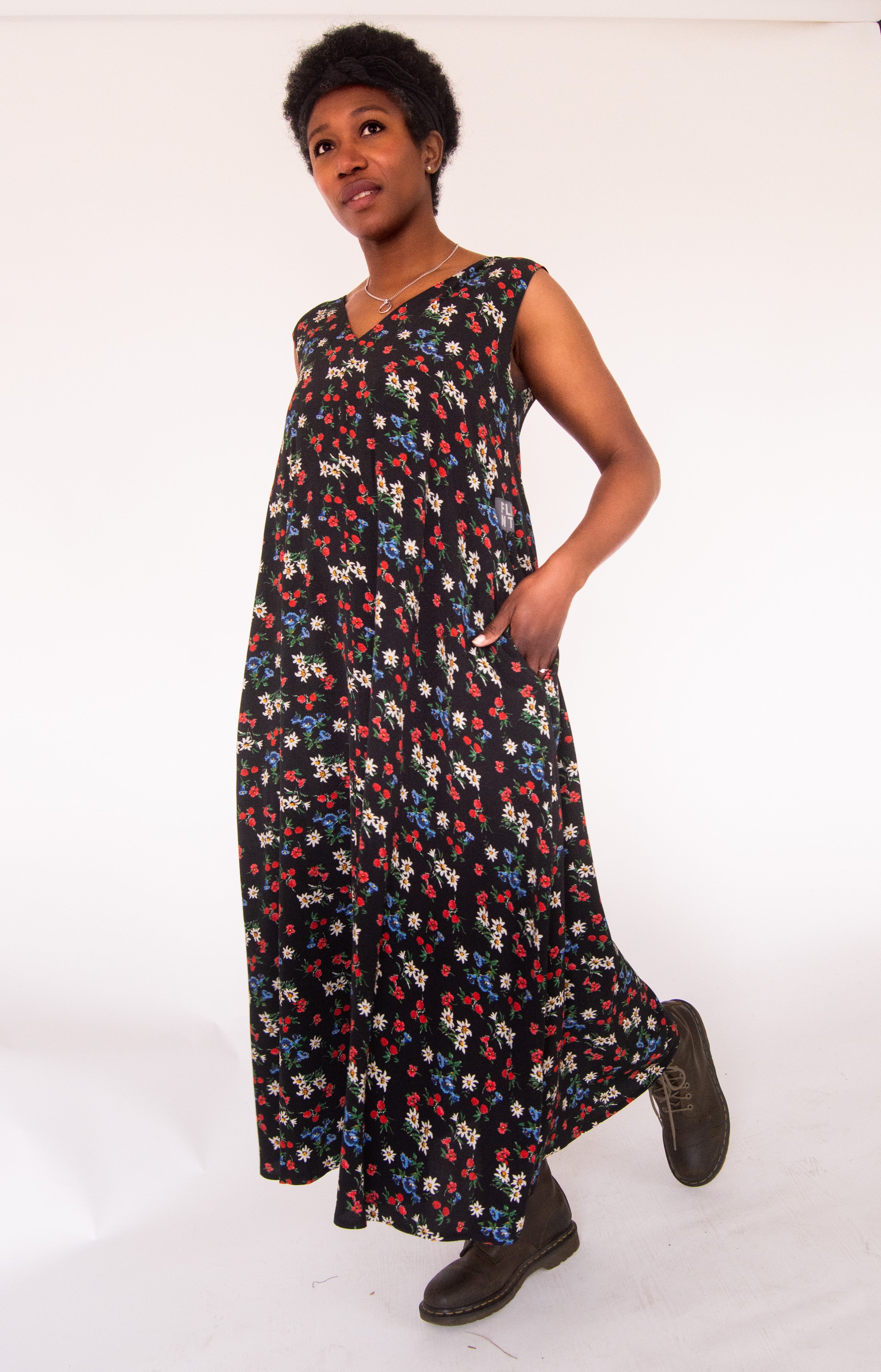 The Joan Dress in Emerald Satin - pre-order - House of Flint