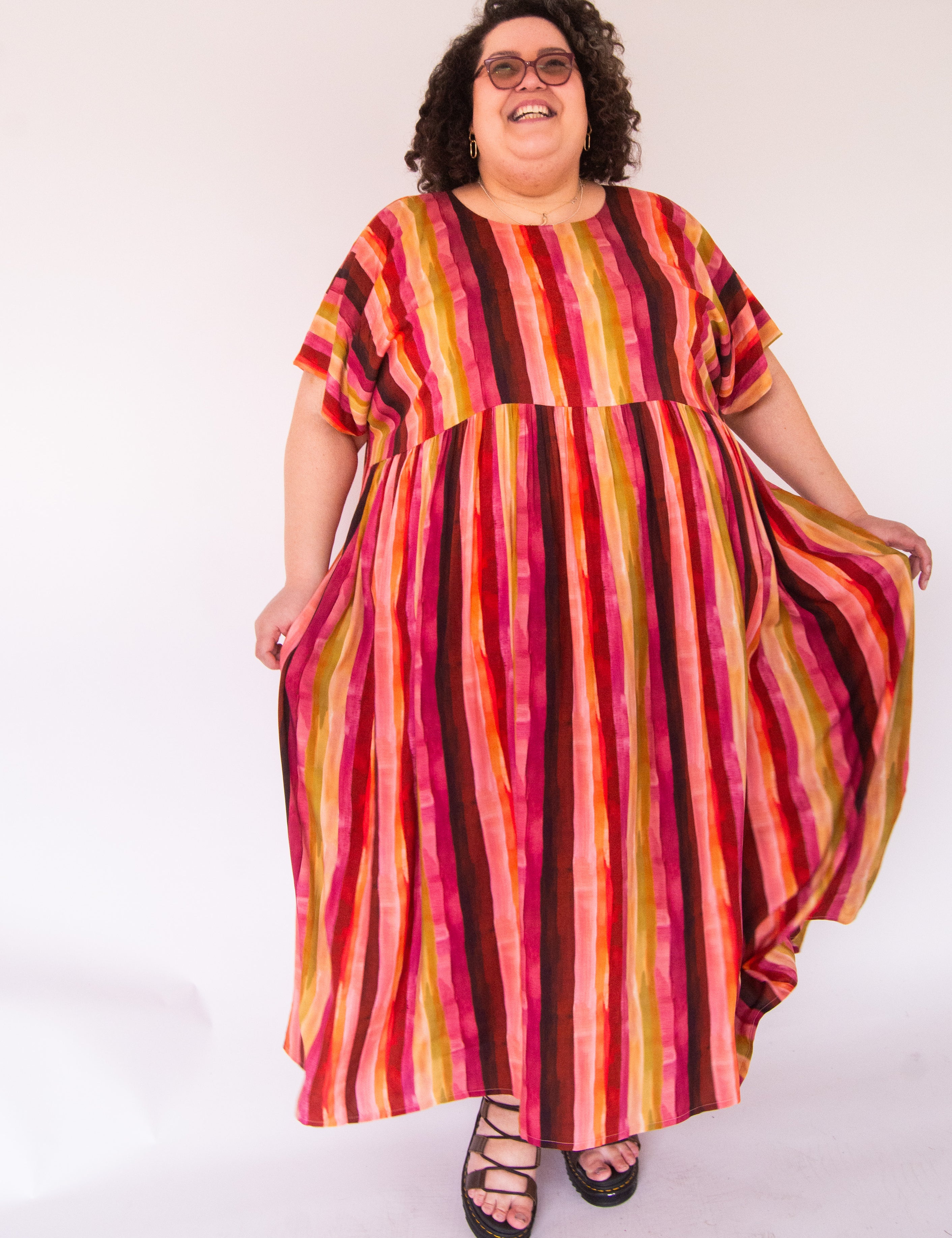 The Everything Dress in Sunset Stripe - House of Flint