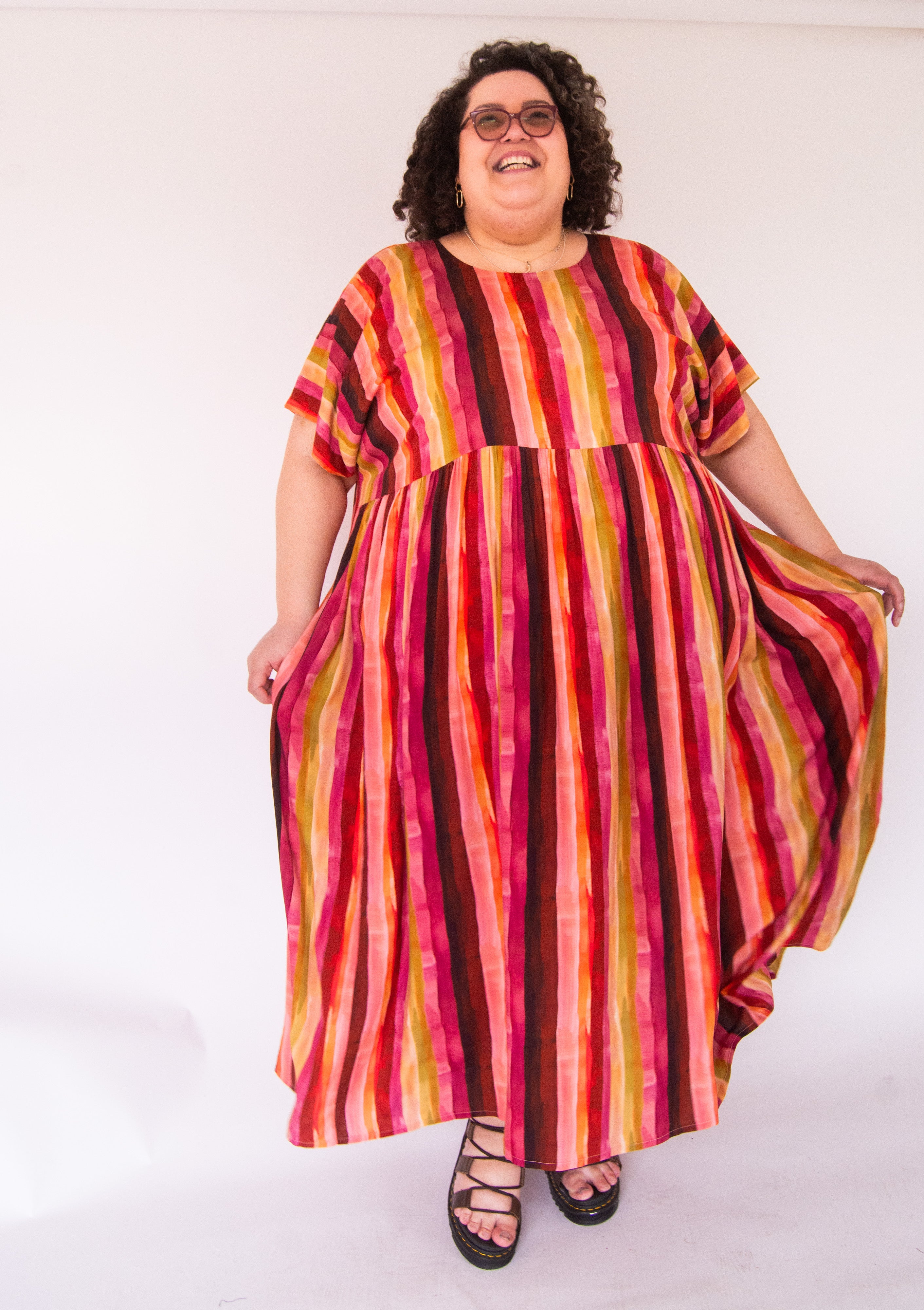 The Everything Dress in Sunset Stripe - House of Flint