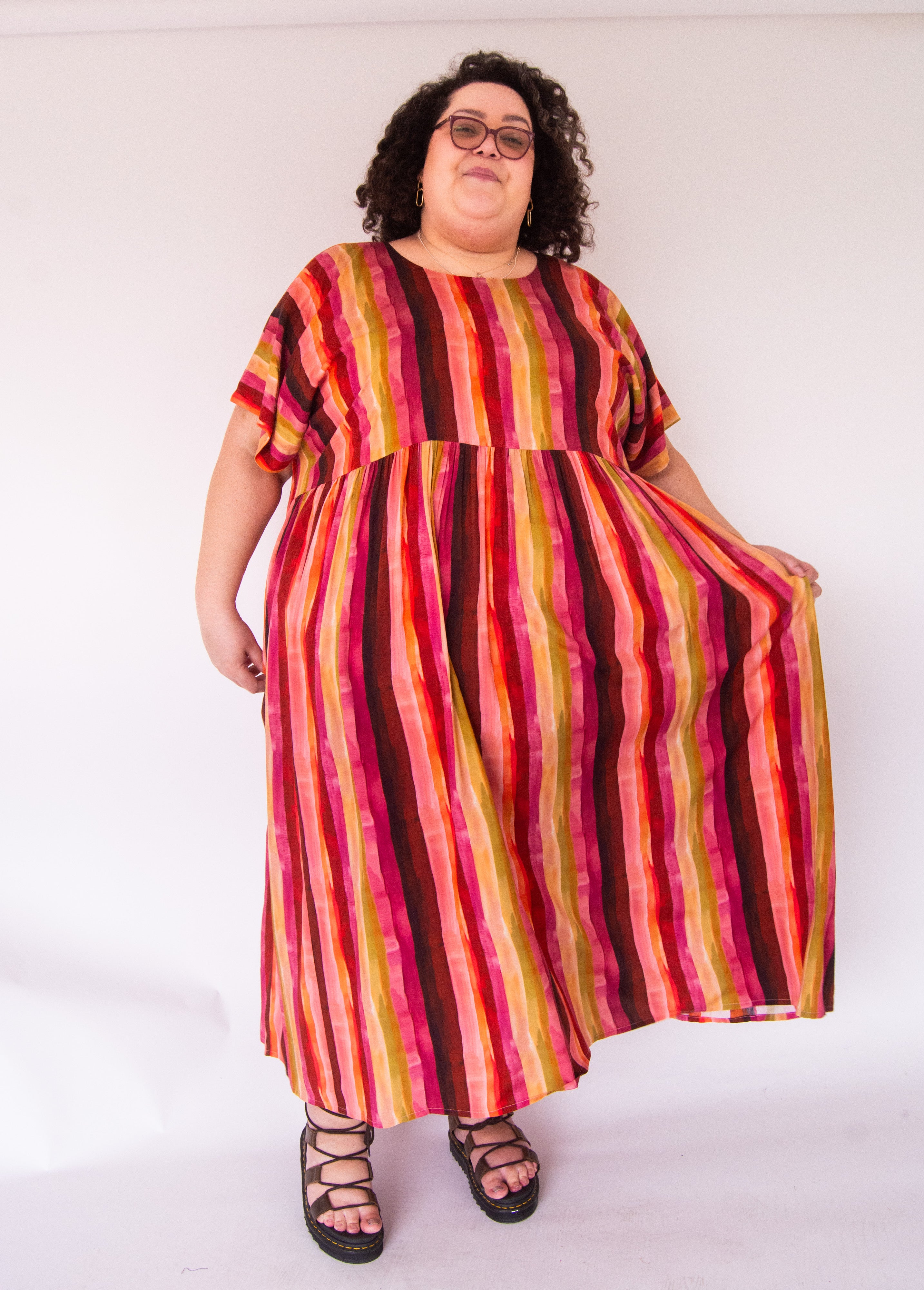 The Everything Dress in Sunset Stripe - House of Flint