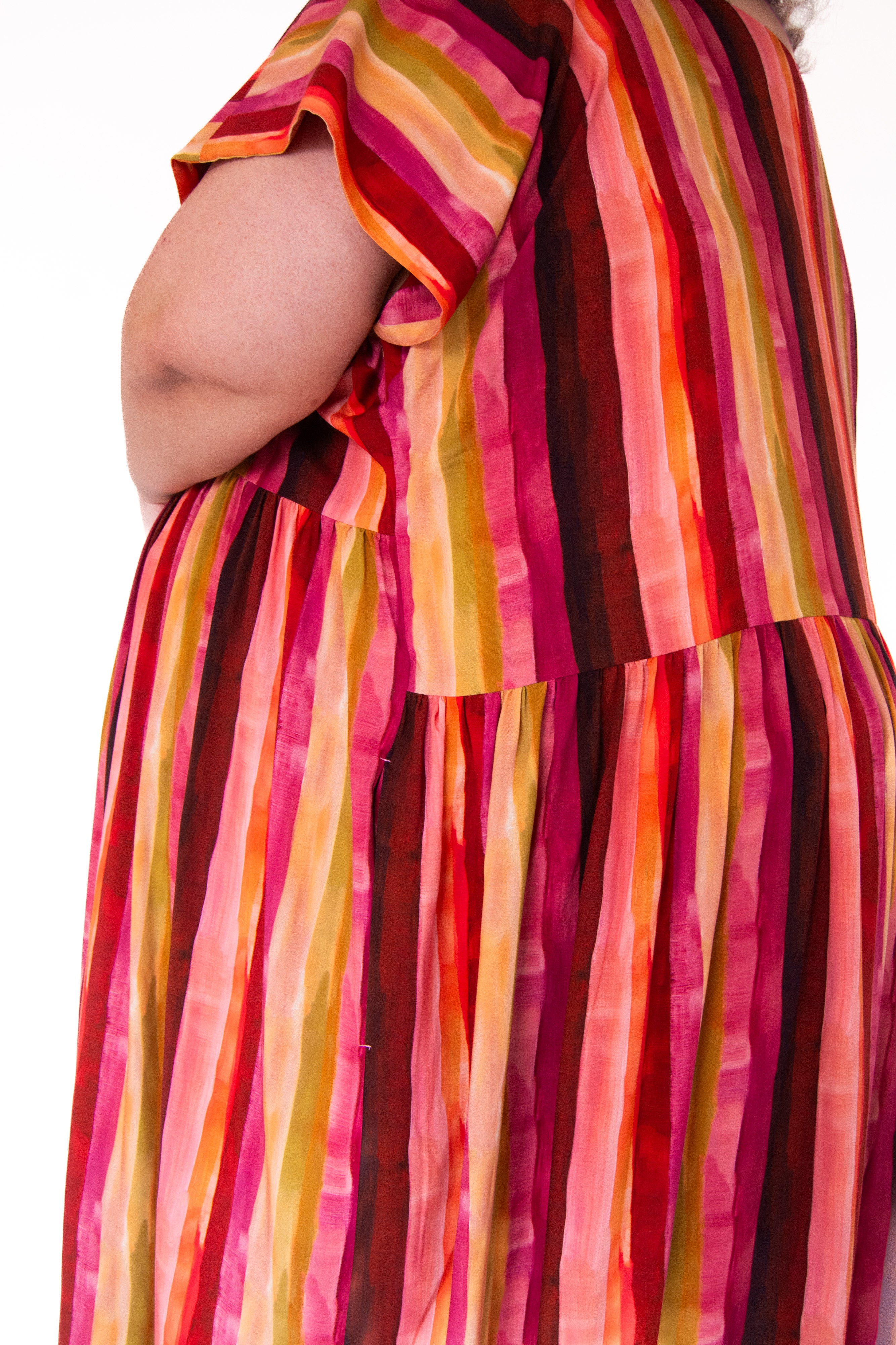 The Everything Dress in Sunset Stripe - House of Flint