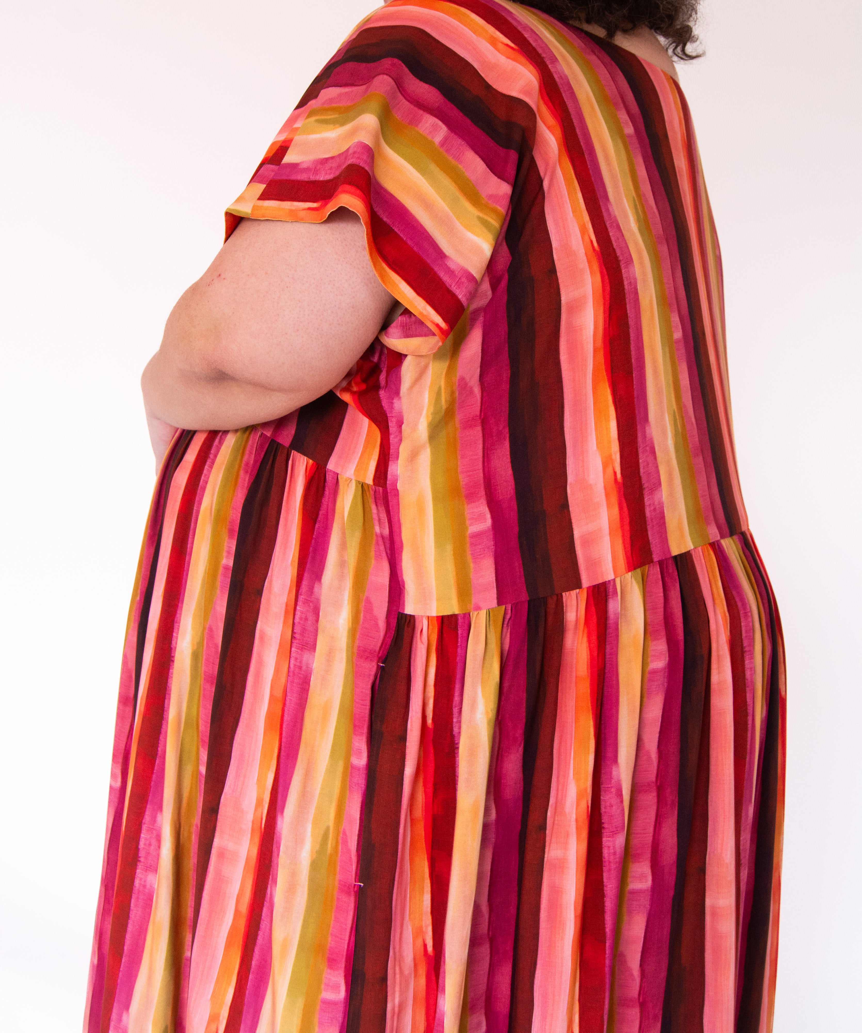 The Everything Dress in Sunset Stripe - House of Flint