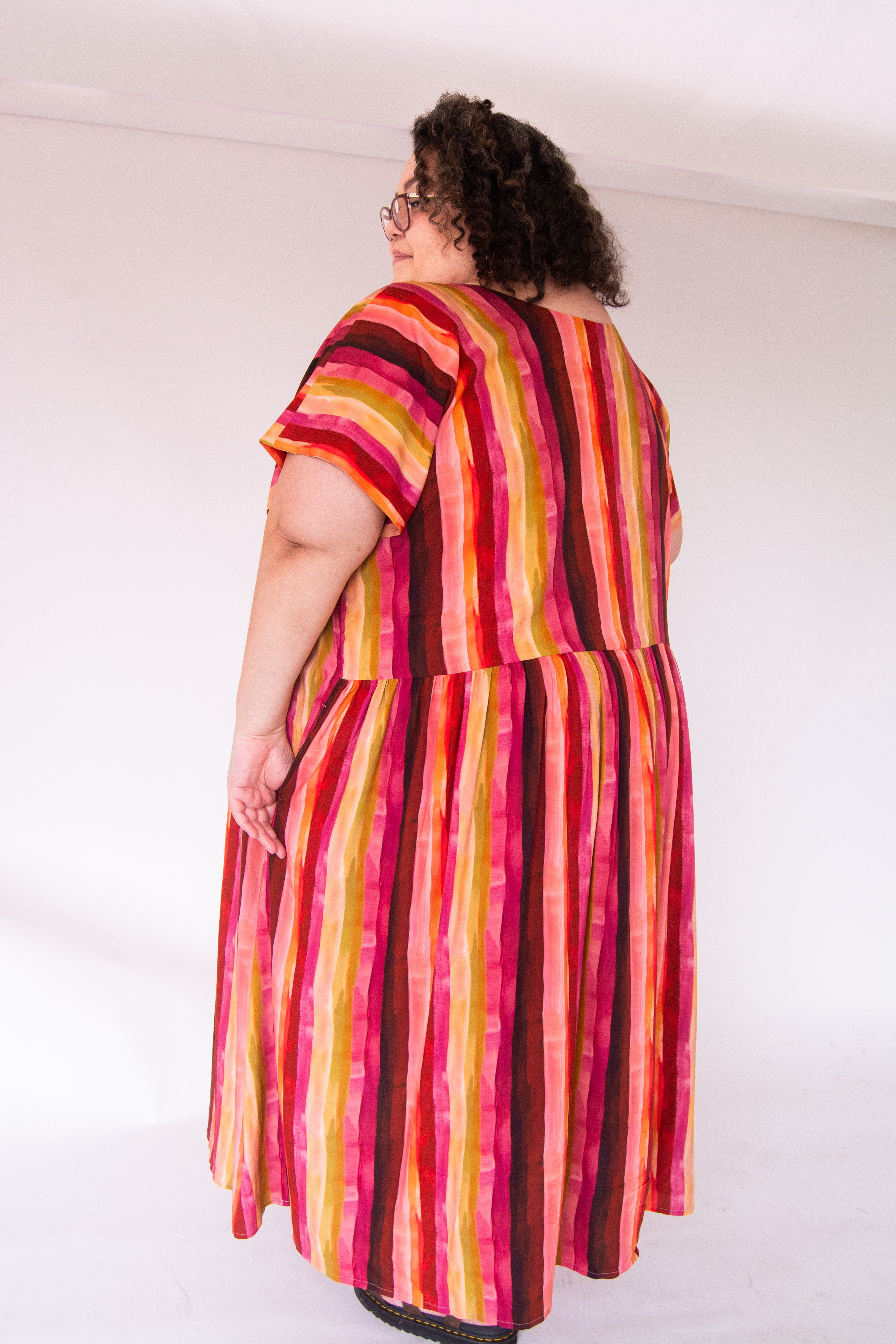 The Everything Dress in Sunset Stripe - House of Flint
