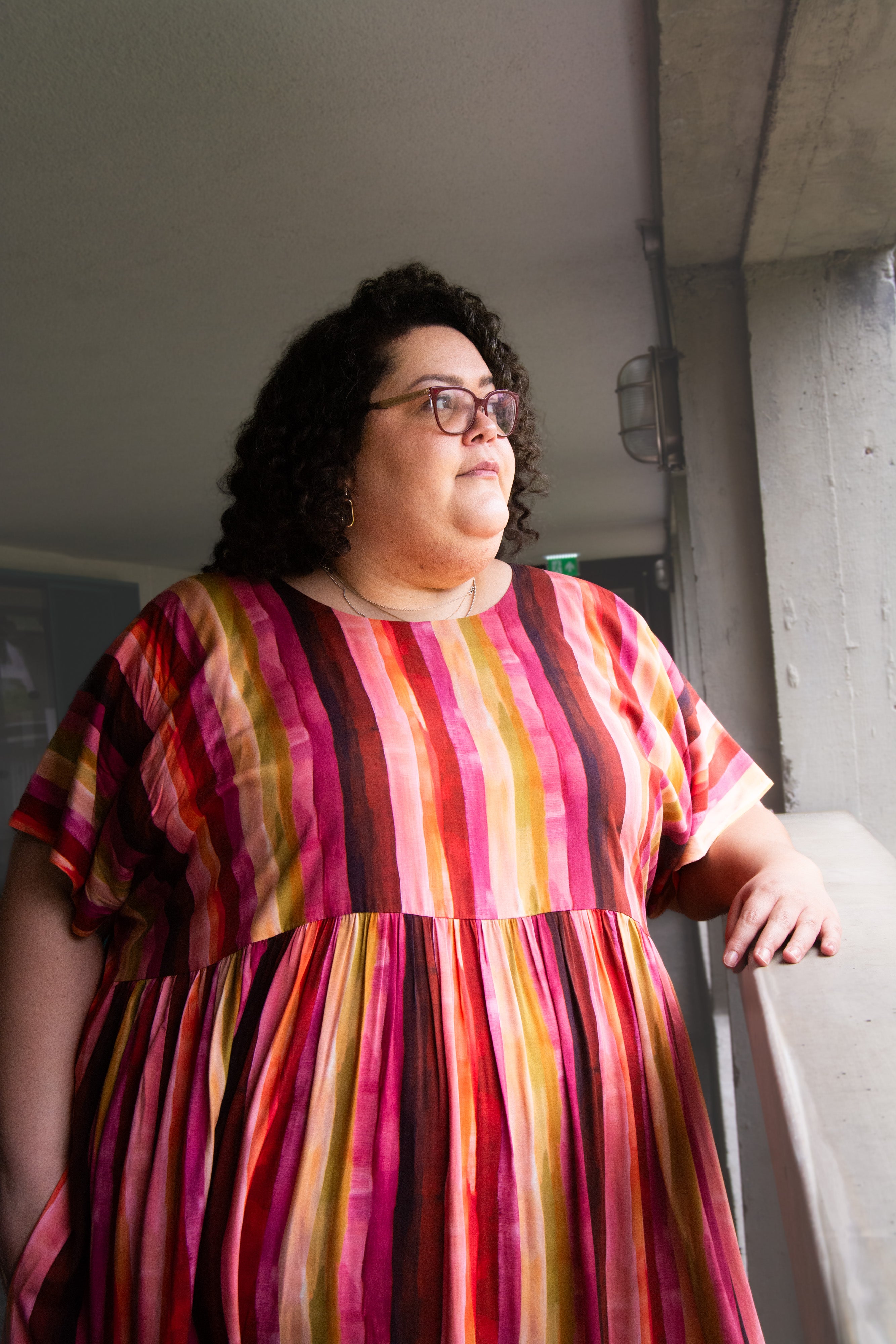 The Everything Dress in Sunset Stripe - House of Flint