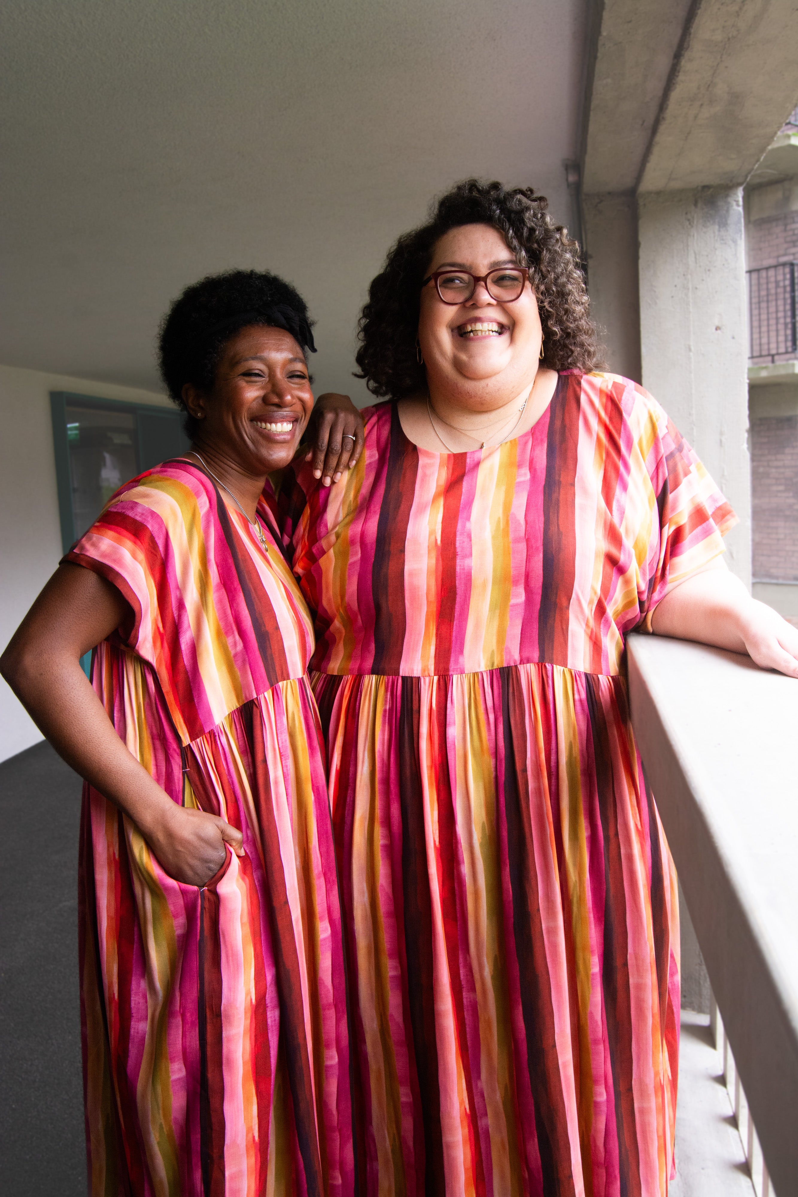 The Everything Dress in Sunset Stripe - House of Flint