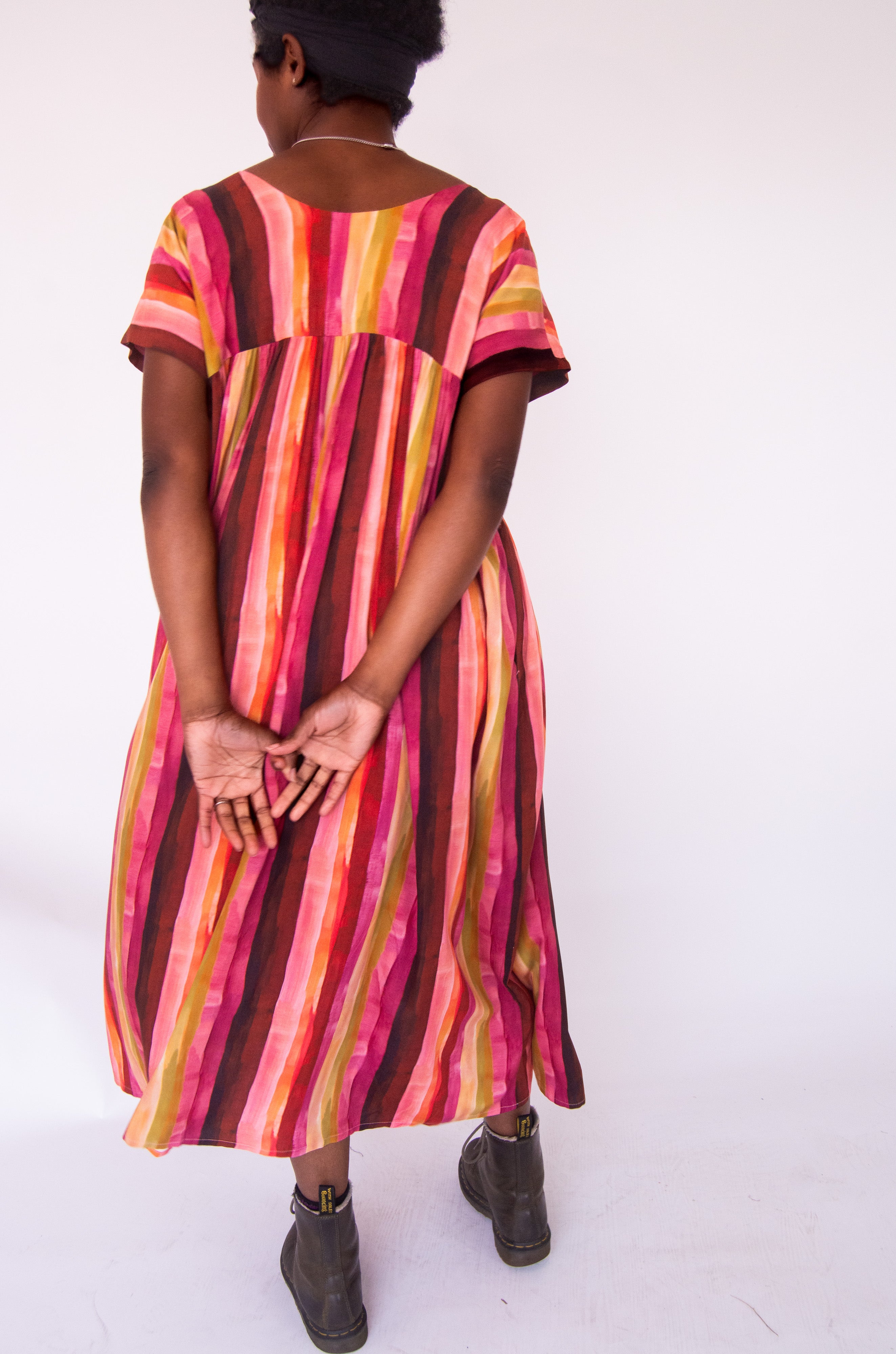 The Everything Dress in Sunset Stripe - House of Flint