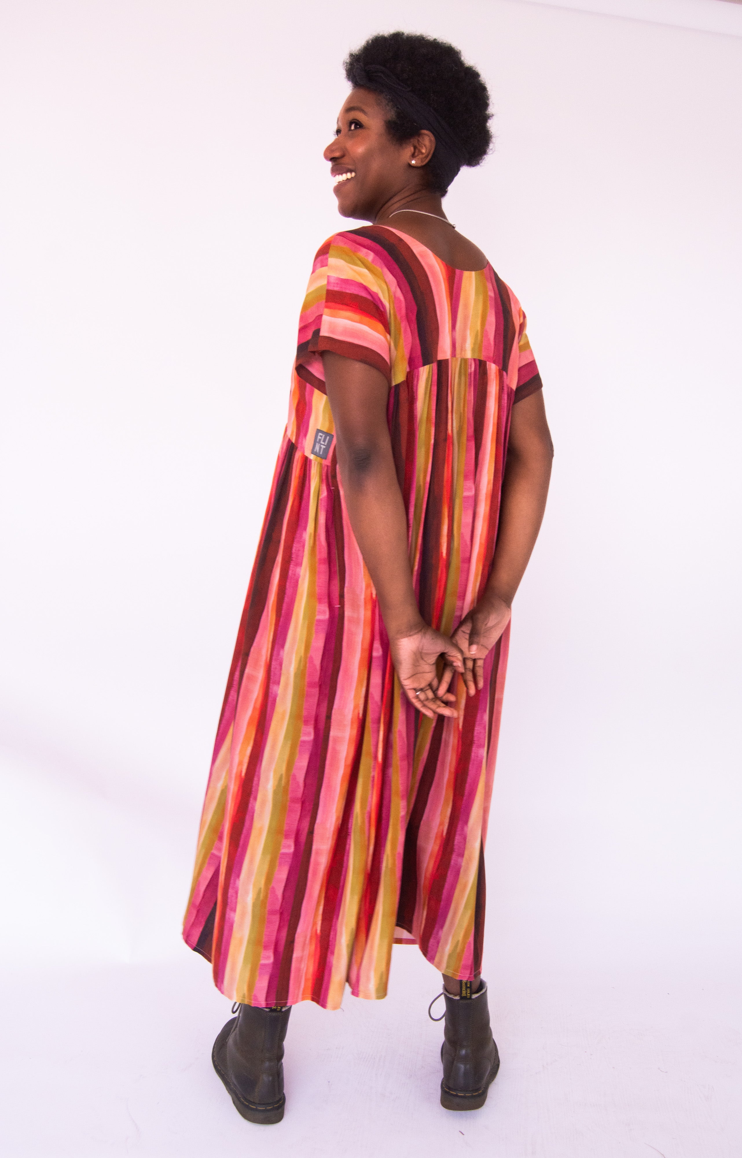 The Everything Dress in Sunset Stripe - House of Flint