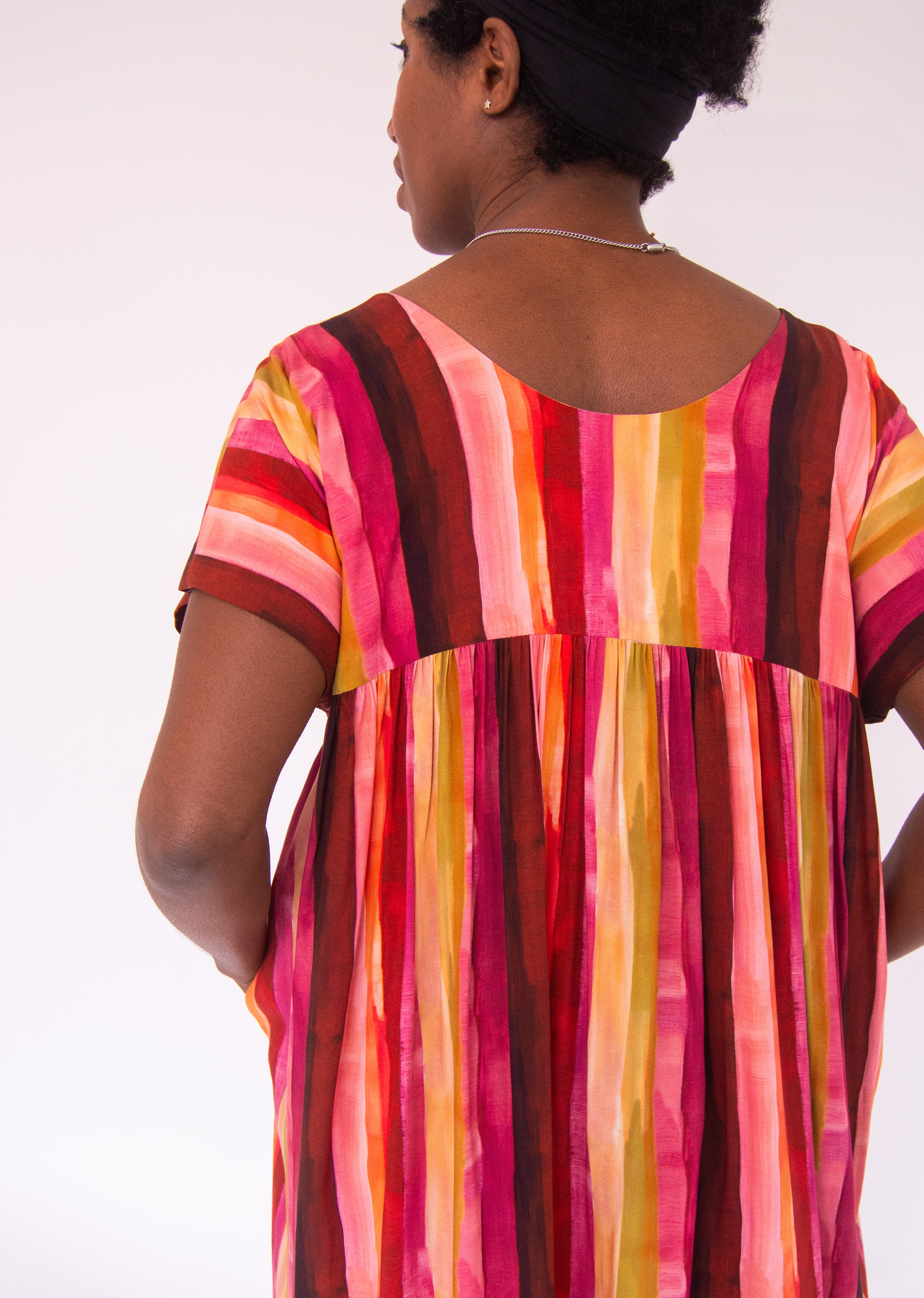 The Everything Dress in Sunset Stripe - House of Flint