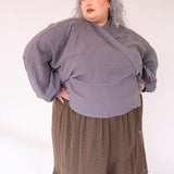 The Solstice Shirt in Mushroom double gauze - House of Flint
