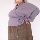 The Solstice Shirt in Mushroom double gauze - House of Flint