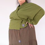 The Solstice Shirt in Lemons print double gauze - House of Flint
