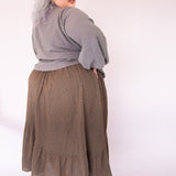 The Solstice Shirt in Mushroom double gauze