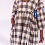 The Double Take Dress in Brushed Cotton Check - House of Flint