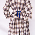 The Double Take Dress in Brushed Cotton Check - House of Flint