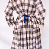 The Double Take Dress in Brushed Cotton Check - House of Flint