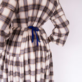 The Double Take Dress in Brushed Cotton Check - House of Flint