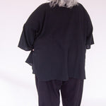 The Good Life Shirt in Black Cotton - ships early April - House of Flint