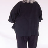The Good Life Shirt in Black Cotton - ships early April - House of Flint