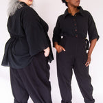 The Good Life Shirt in Black Cotton - ships early April - House of Flint
