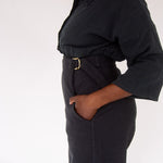 The Avery Trousers in Black - House of Flint