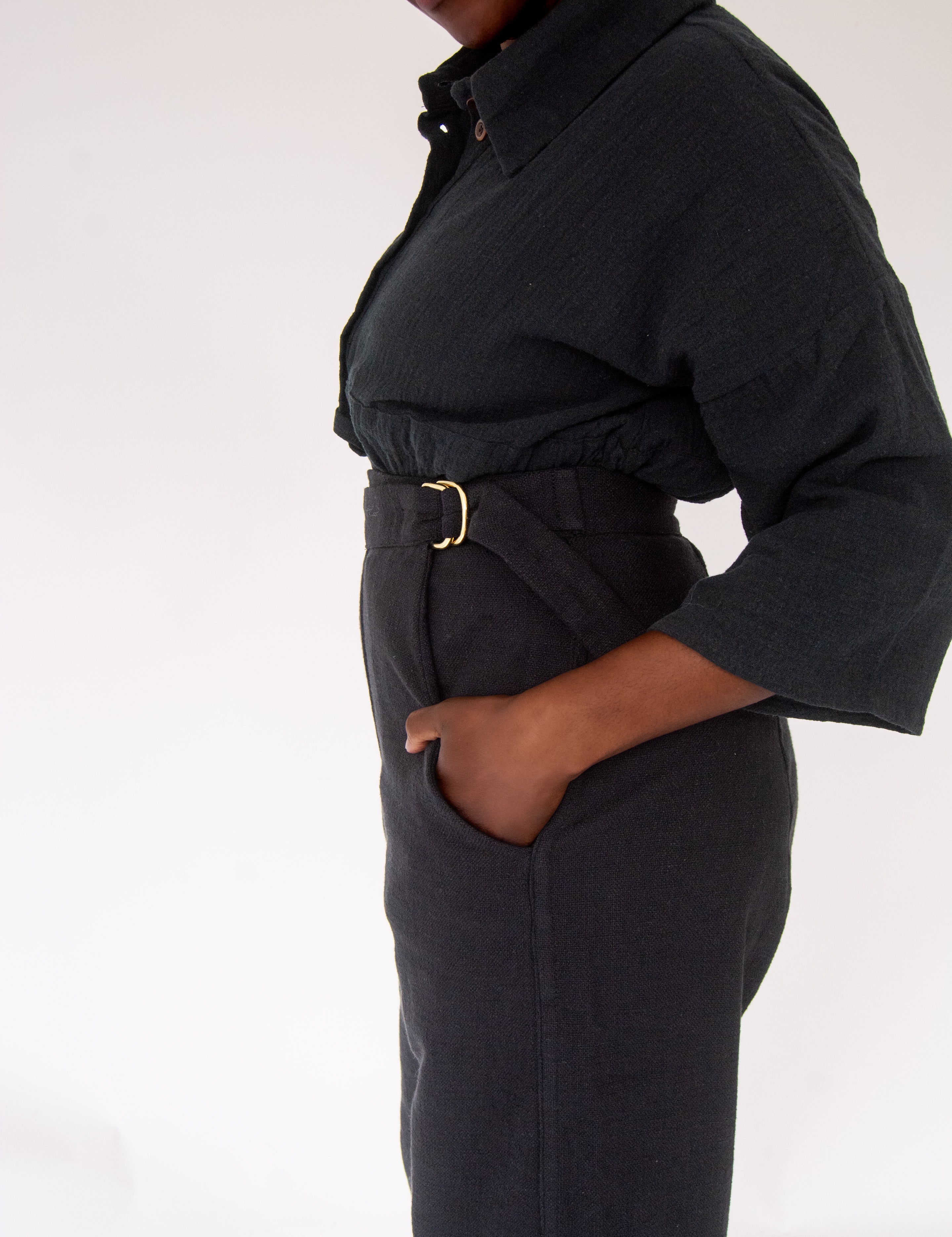The Avery Trousers in Black - House of Flint