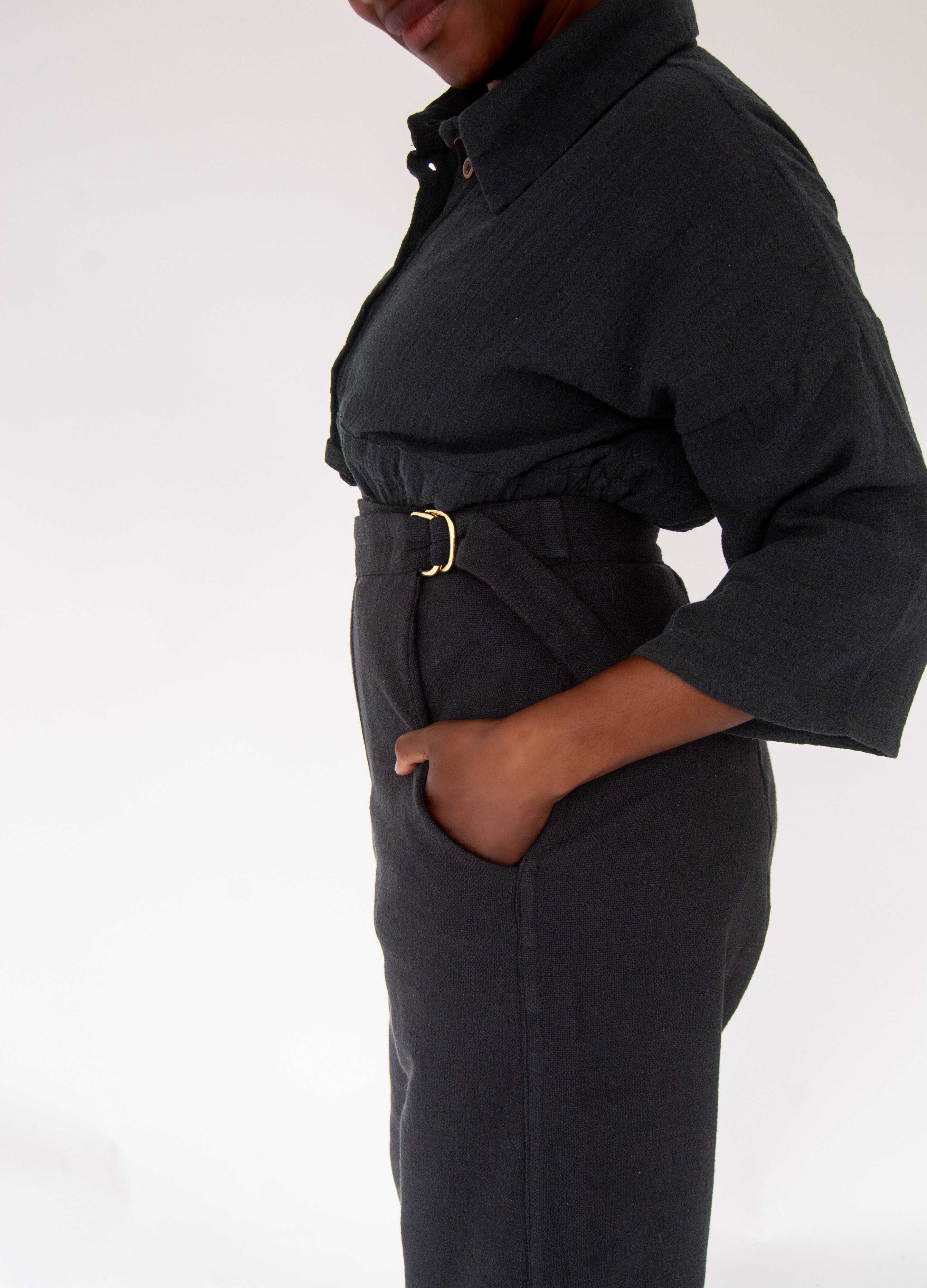 The Avery Trousers in Black - House of Flint