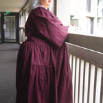 The Double Take Dress in Plum linen - House of Flint