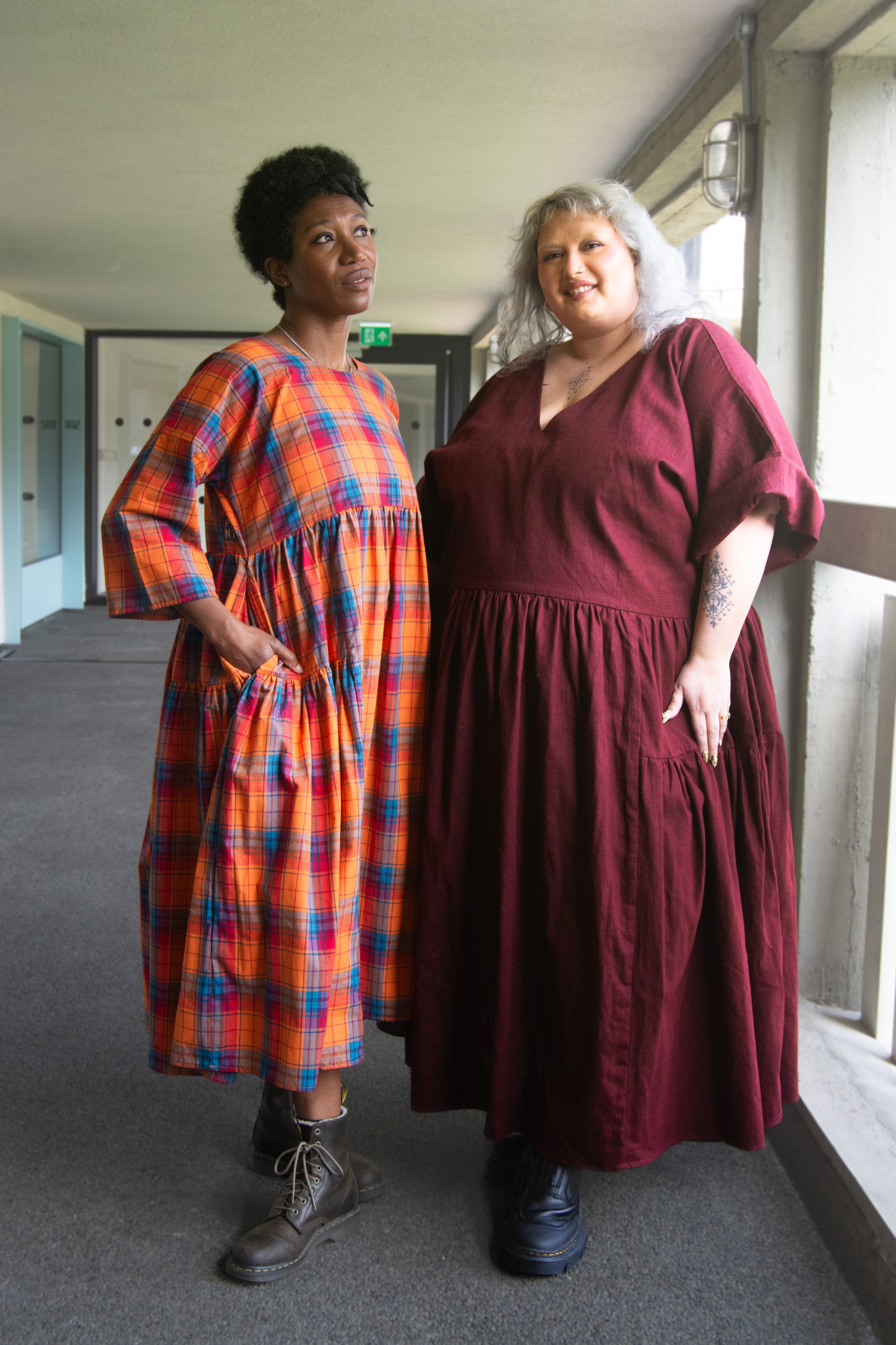 The Double Take Dress in Madras Cotton - pre-order - House of Flint