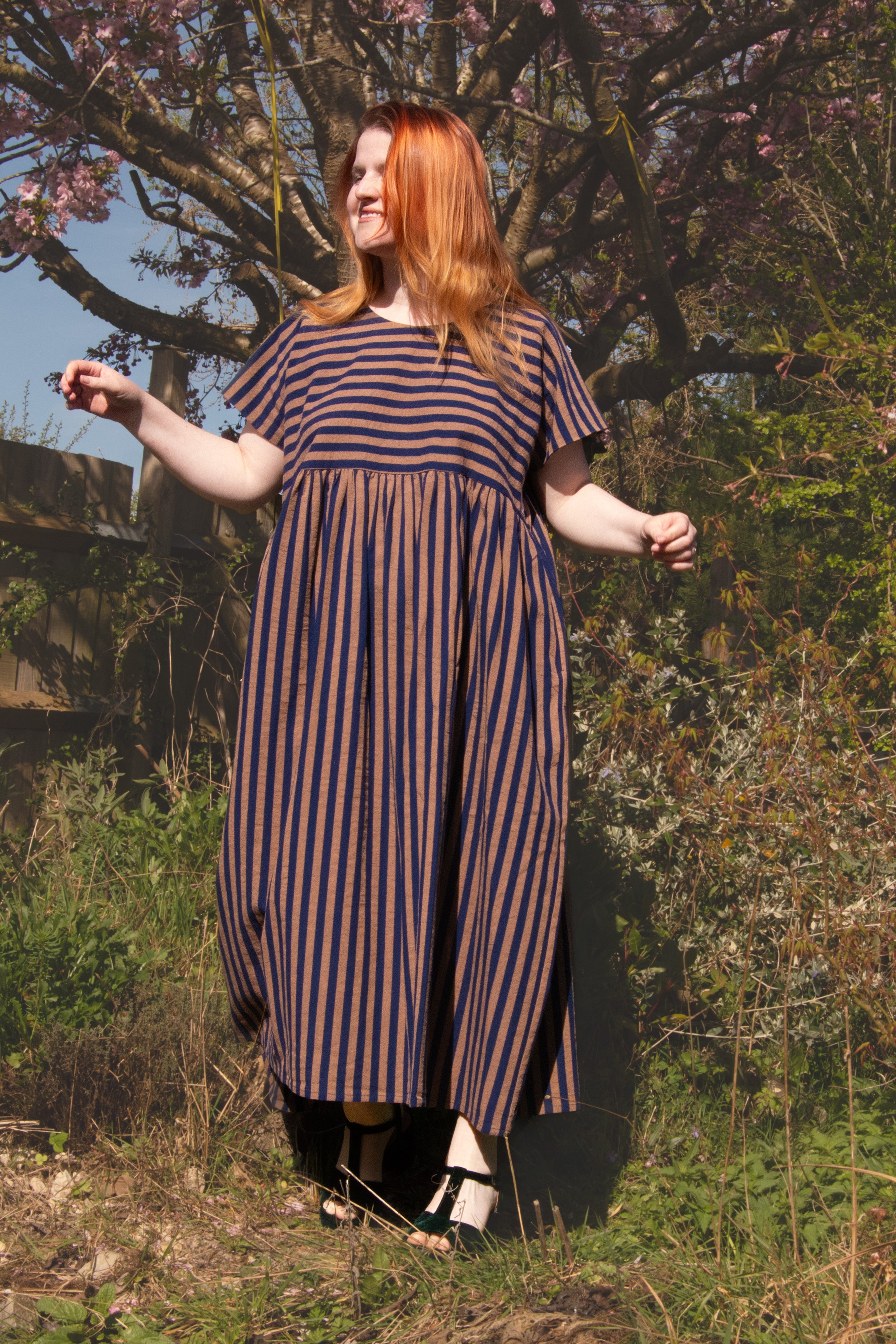 The Everything Dress in Navy stripe - House of Flint