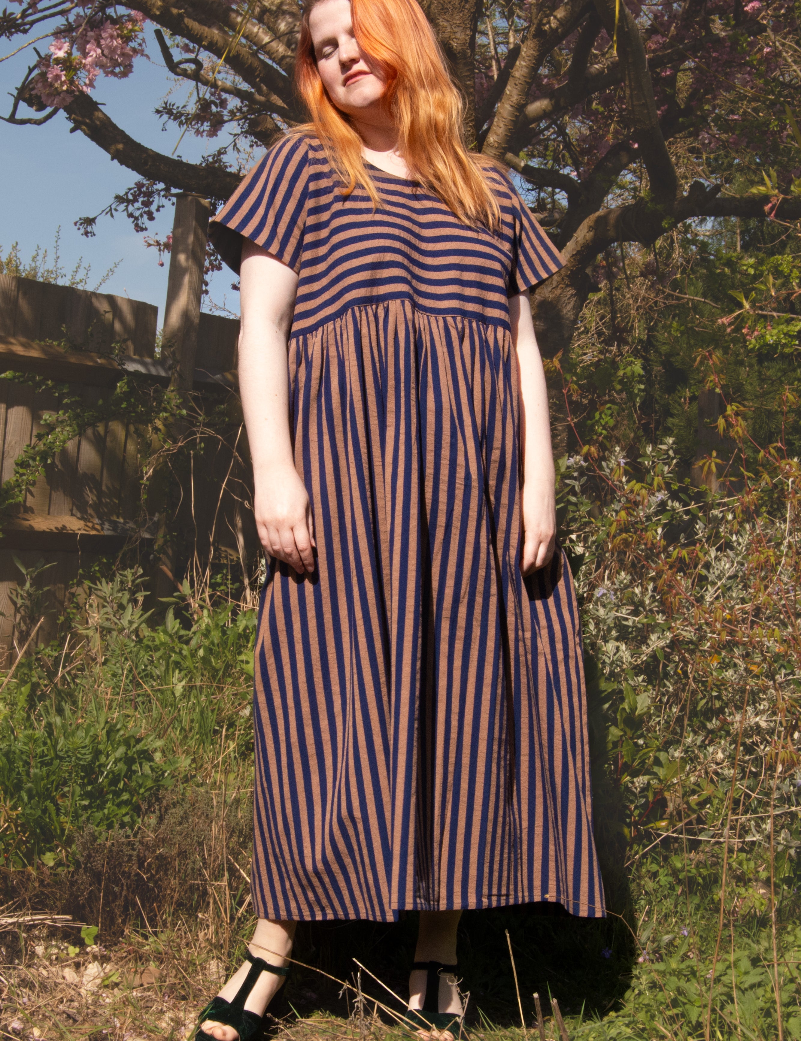 The Everything Dress in Navy stripe - House of Flint