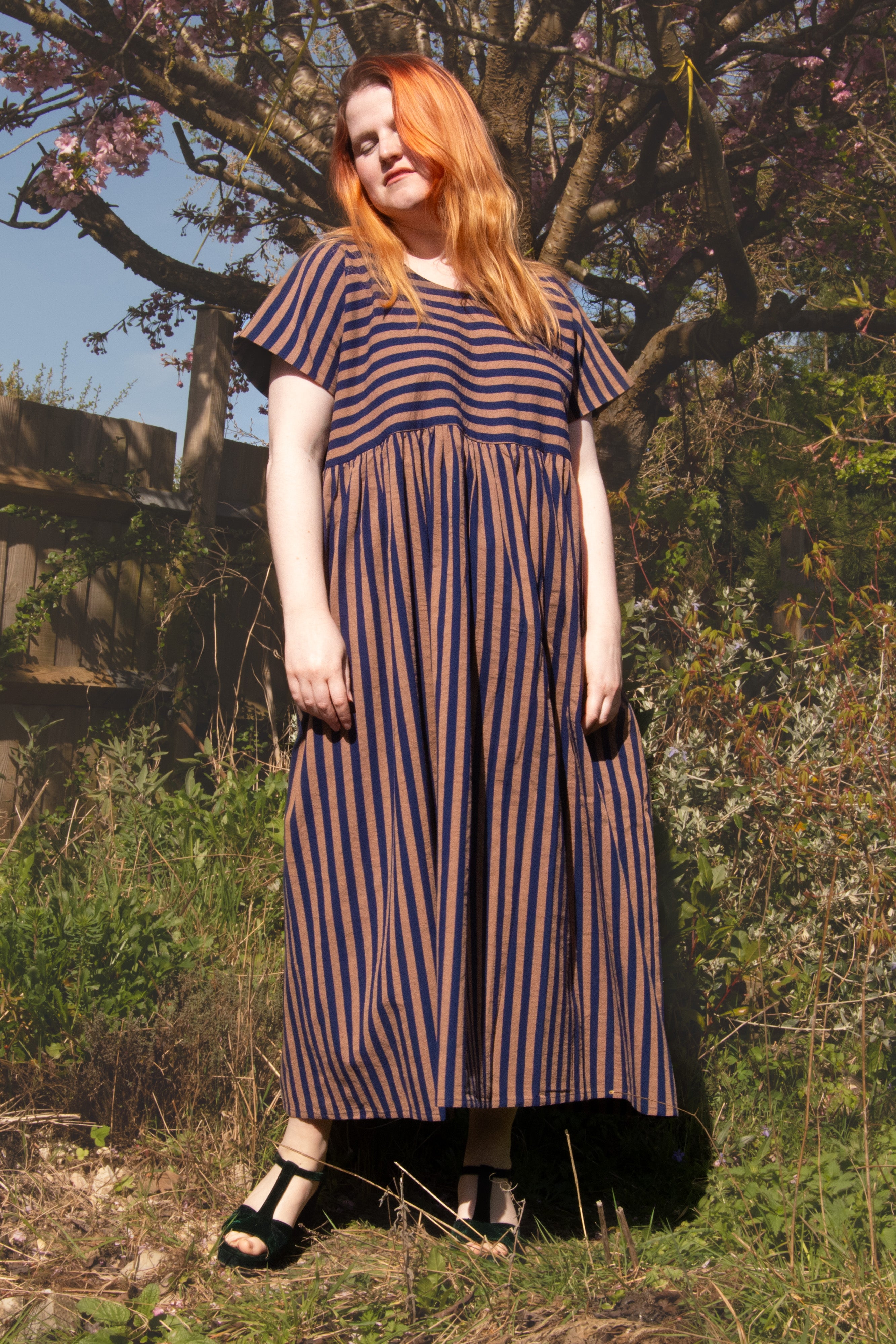 The Everything Dress in Navy stripe - House of Flint