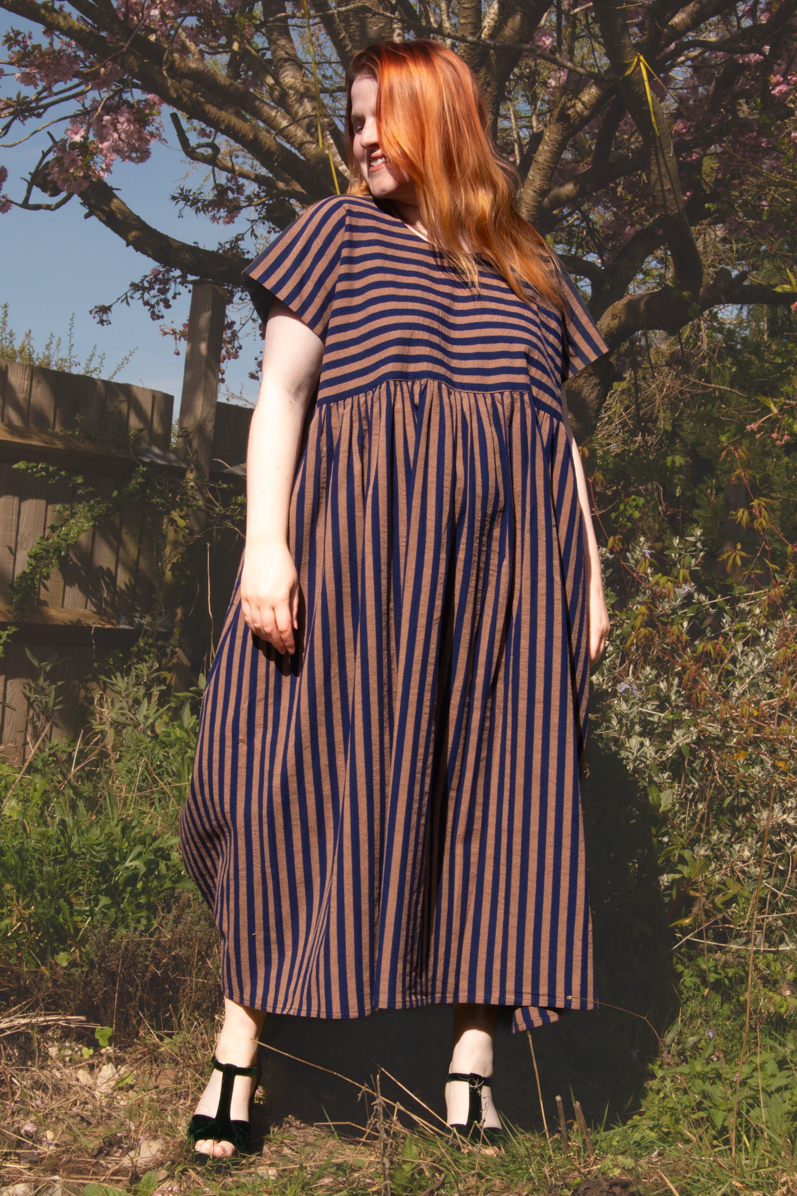 The Everything Dress in Navy stripe - House of Flint