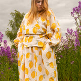 The Solstice Shirt in Lemons print double gauze - House of Flint