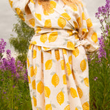 The Solstice Shirt in Lemons print double gauze - House of Flint