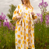 The Garden Dress - Lemons print
