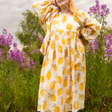 The Garden Dress - Lemons print