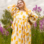 The Solstice Shirt in Lemons print double gauze - House of Flint
