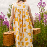 The Garden Dress - Lemons print