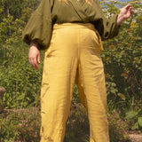 The Avery Trousers in Lemon curd