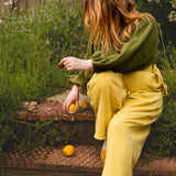 The Avery Trousers in Lemon curd